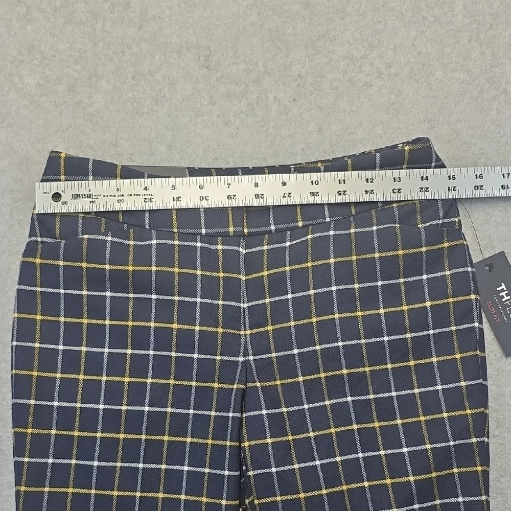 Tommy Hilfiger TH Flex Plaid Slim Fit Ankle Pants Size 2 NWT